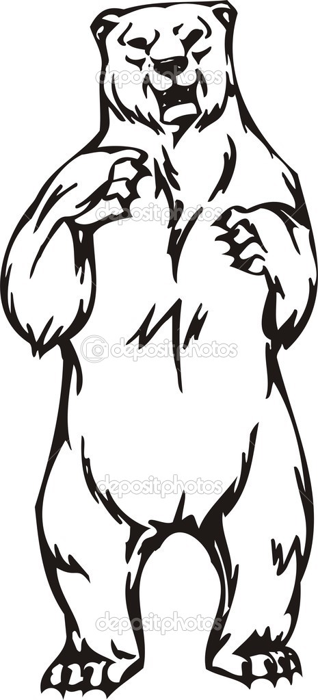 Vector Bear Standing Up Images Standing Bear Silhouette Clip 465x1023 Vector Bear Standing Up Images Standing Bear Silhouette Clip