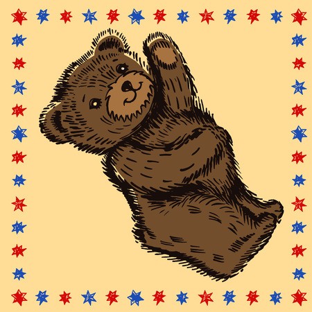 450x450 Standing Bear Pattern