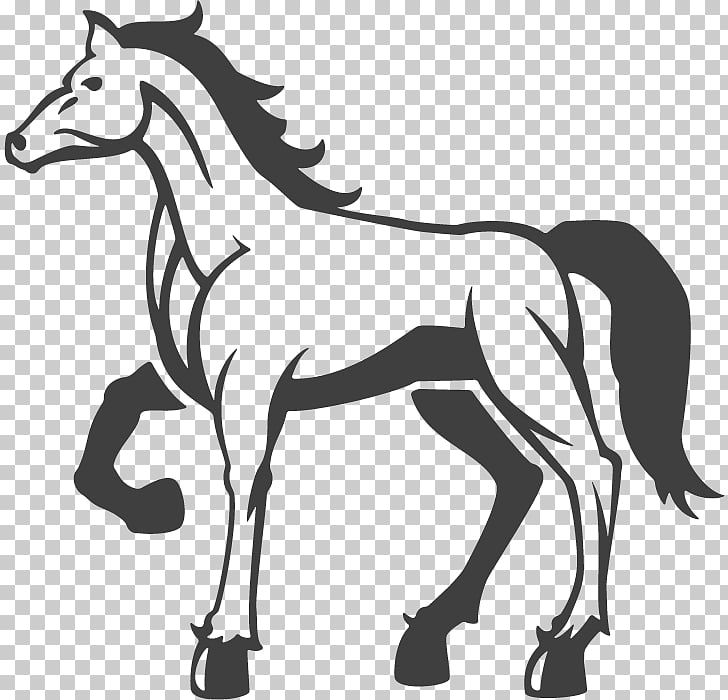 728x700 Horse Logo Illustration, Standing Horse Shaped Logo Design