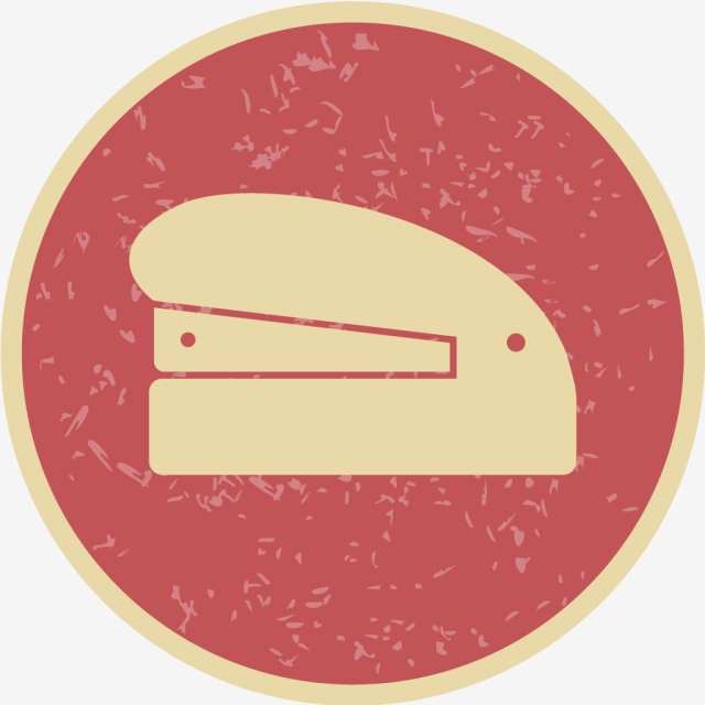 640x640 Vector Stapler Vector Icon, Office, Paper, Staple Png And Vector