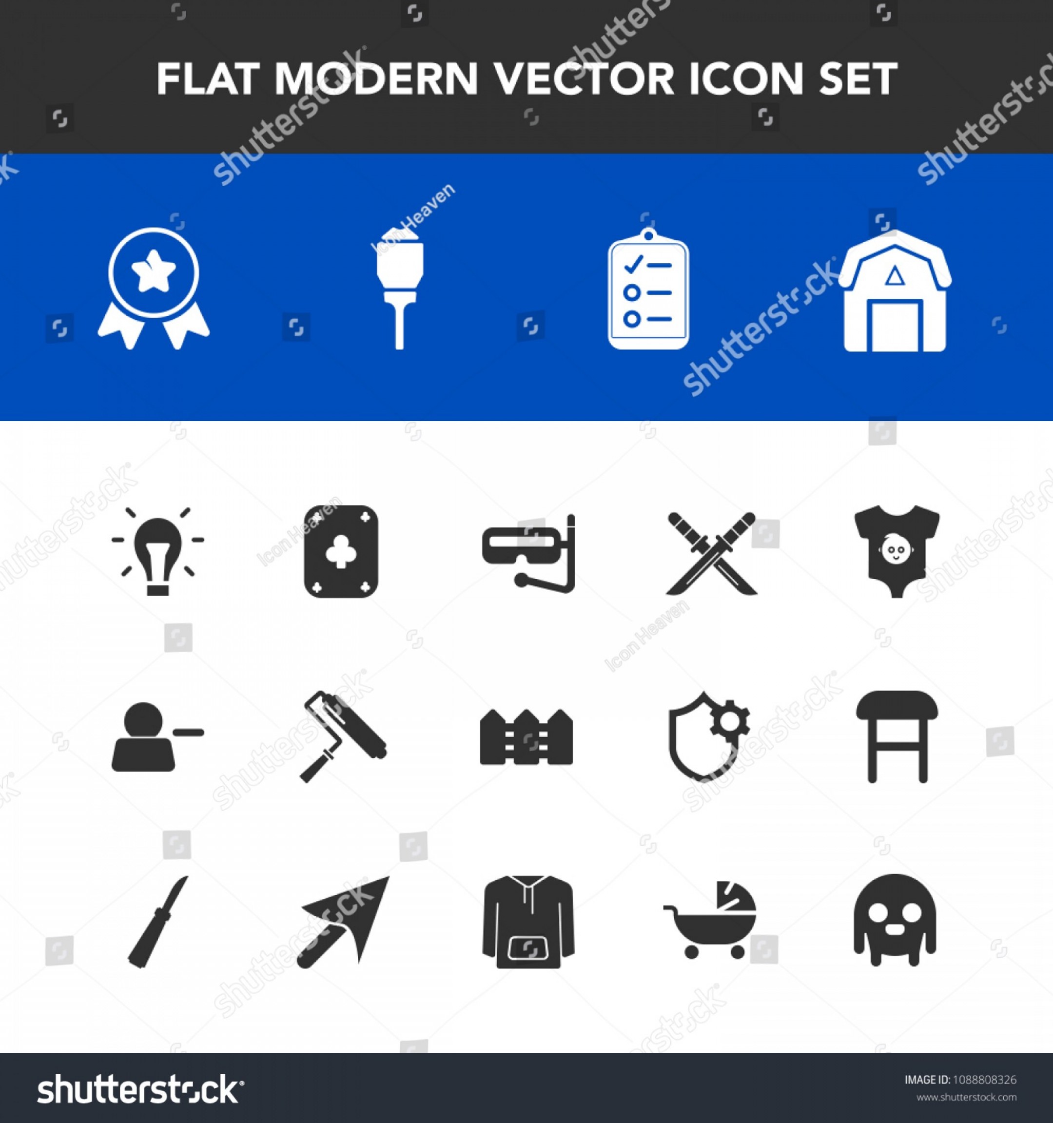2160x2304 Modern Simple Vector Icon Set Staple Handandbeak