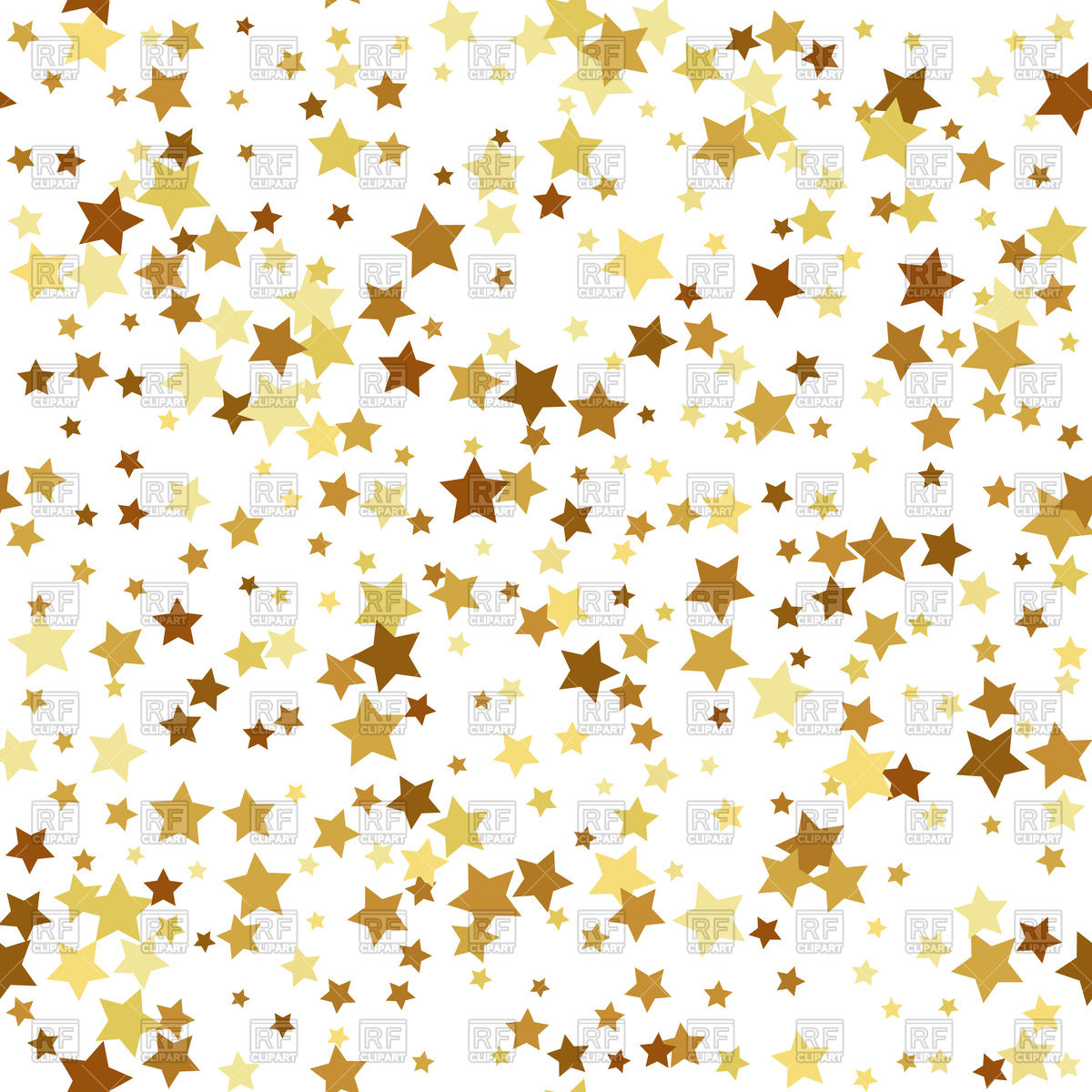 1200x1200 Gold Star Seamless Pattern Background Vector Image Of Backgrounds
