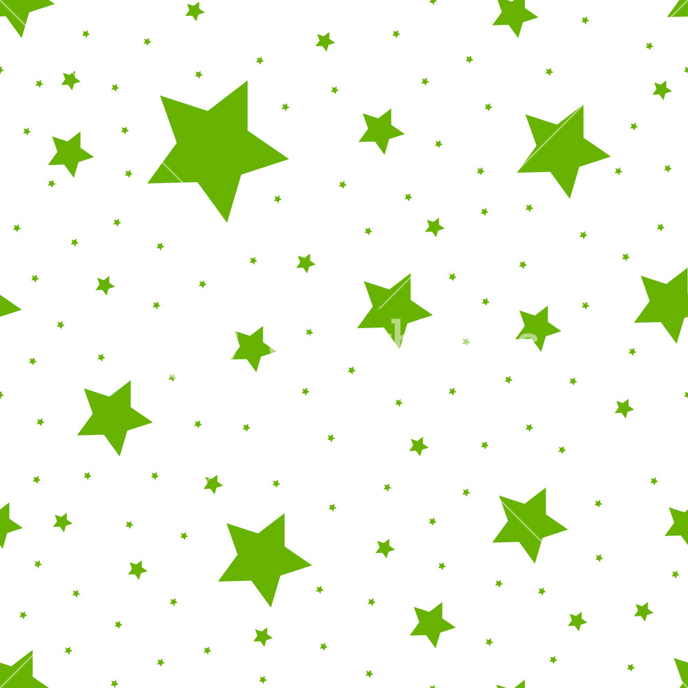 1000x1000 Green Seamless Star Pattern Repeating Star Background Simple