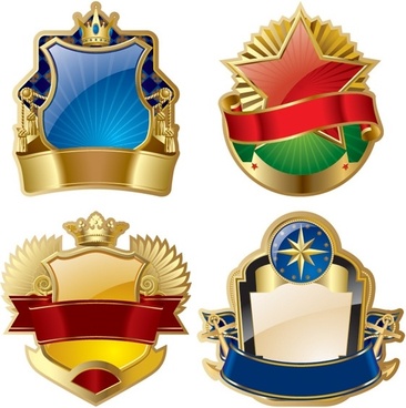 Gold Star Badge Free Vector Download 366x368 Gold Star Badge Free Vector Download