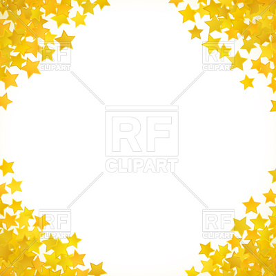 400x400 Abstract Yellow Star Border Vector Image Of Borders And Frames