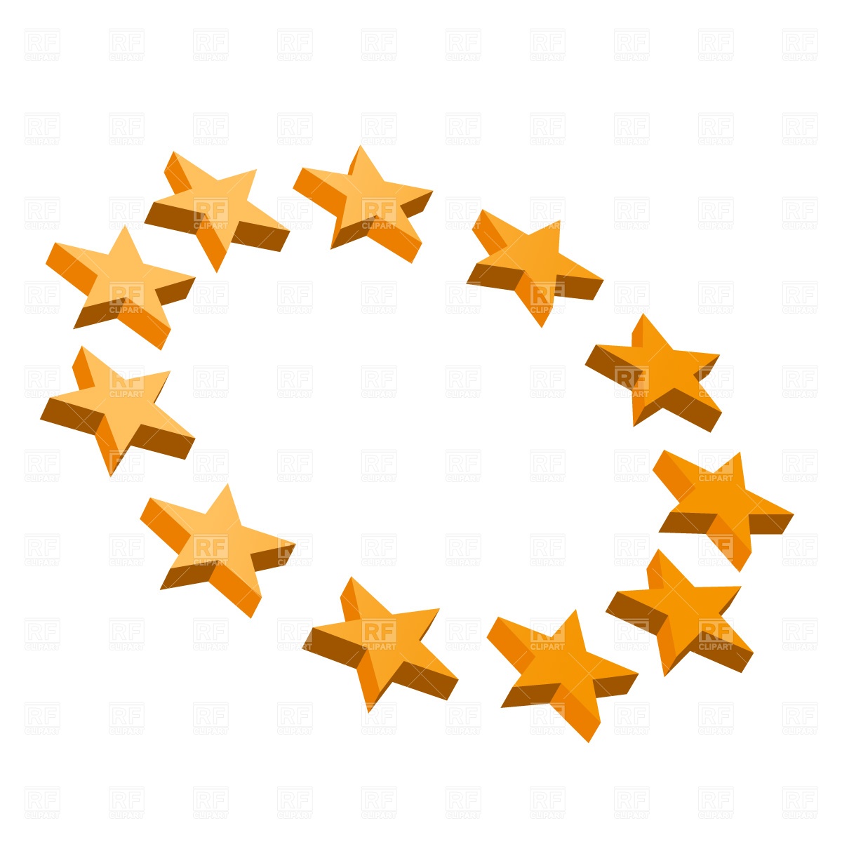 1200x1200 Euro Stars Circle Free Vector Image Vector Artwork Of Signs