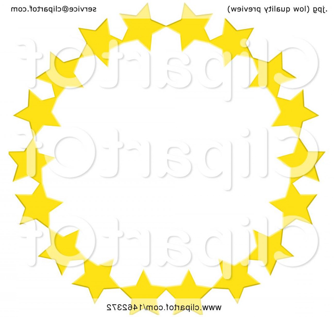 1296x1228 Round Yellow Star Circle Frame Border Design Element Cqrecords