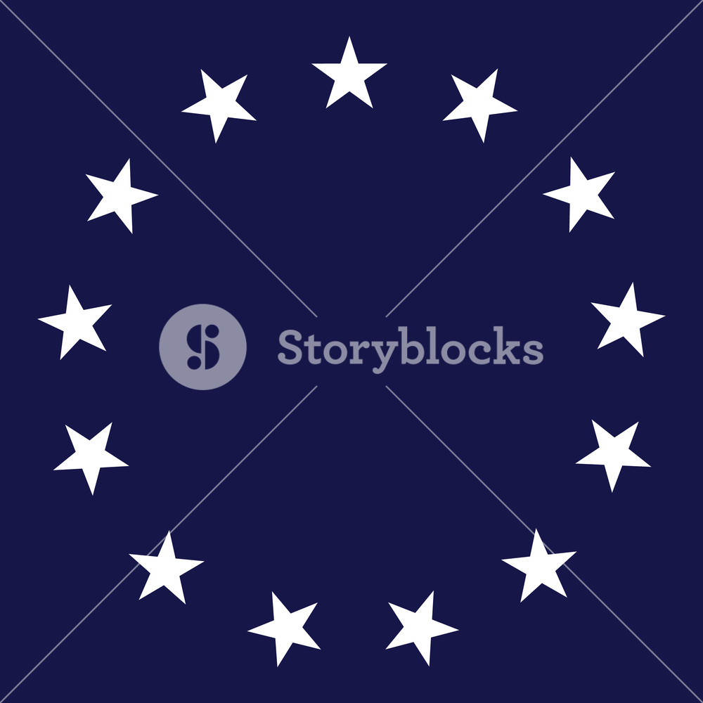 1000x1000 Stars Circle Vector Illustrationbasic Rgb Royalty Free Stock