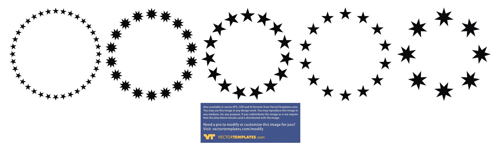 1700x491 Circle Of Stars Vector Images