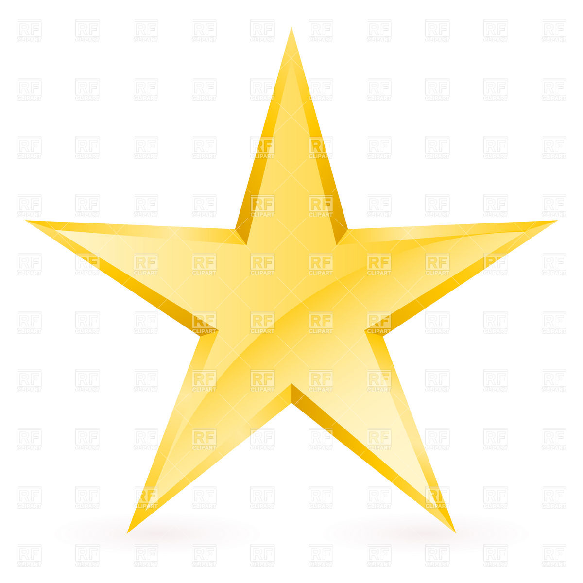 1200x1200 Shiny Simple Gold Star Vector Image Of Signs, Symbols, Maps