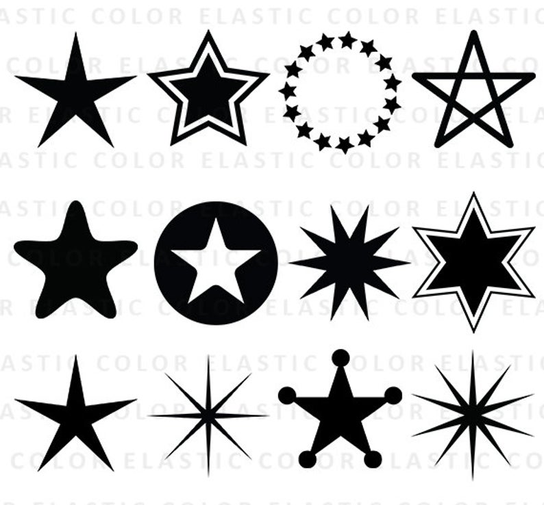 794x738 Star Star Clipart Collection Stars Vector Clip Art Etsy