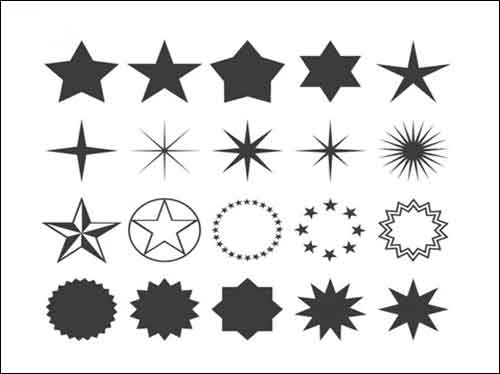 500x374 Stars Clip Art Sets Of Free Vector Graphics For Holiday Designs