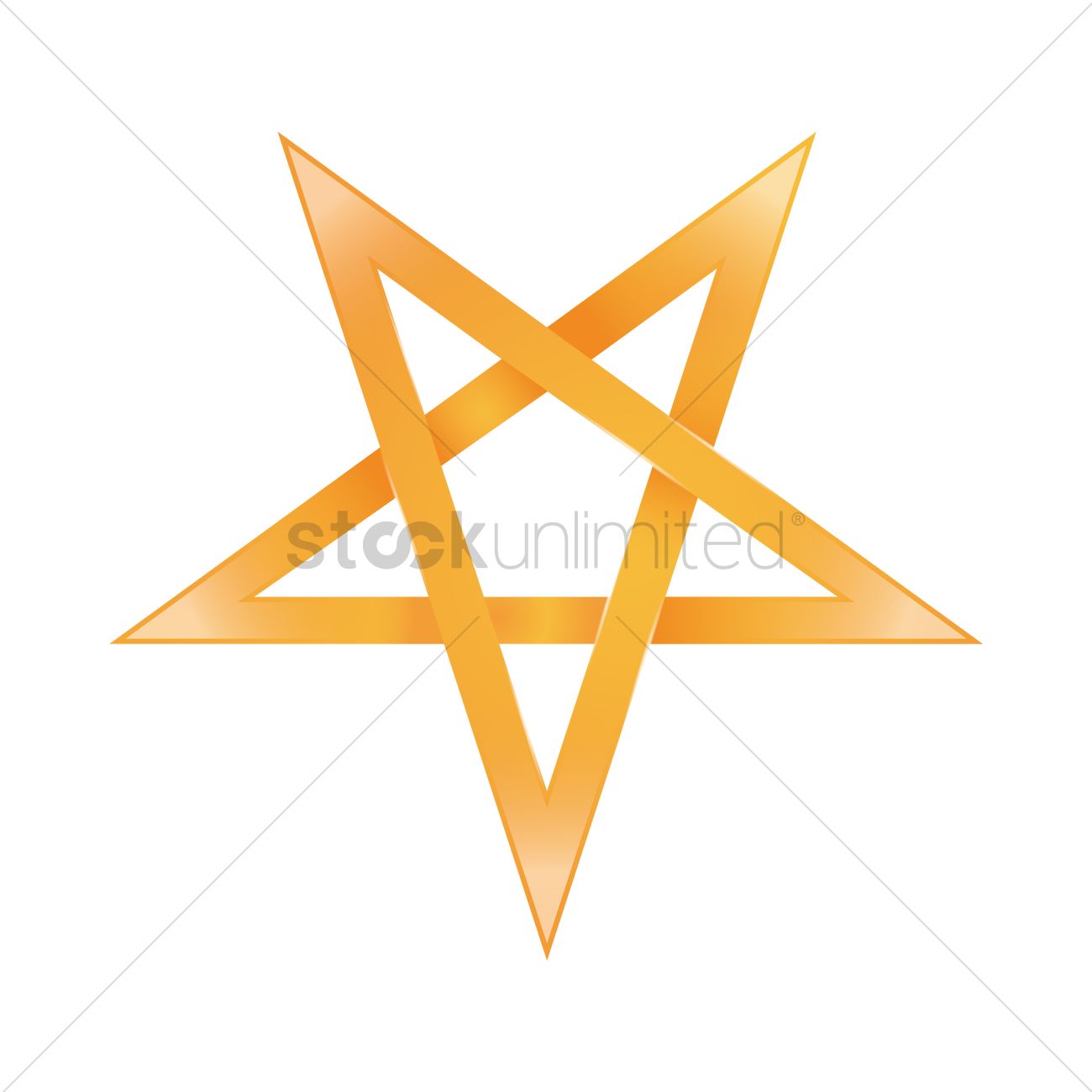 1300x1300 Golden Star Design Vector Image