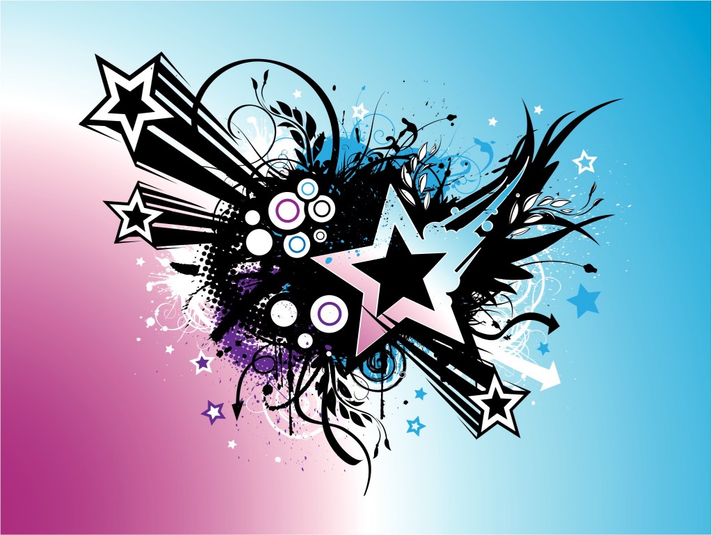1024x769 Stardesign Vector Clip Art Images