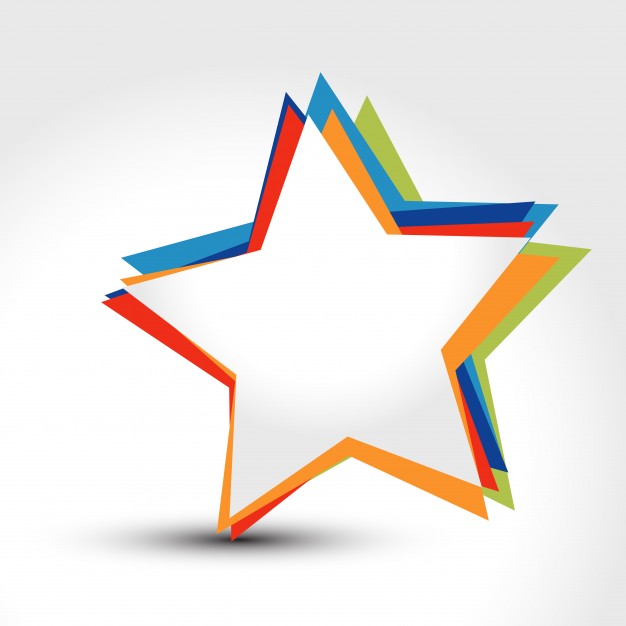 626x626 Modern Star Design Background Vector Free Download