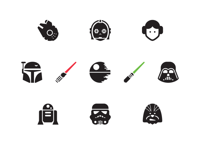 700x525 Top Free Star Wars Vector Icon Sets Decor Star Wars Icons