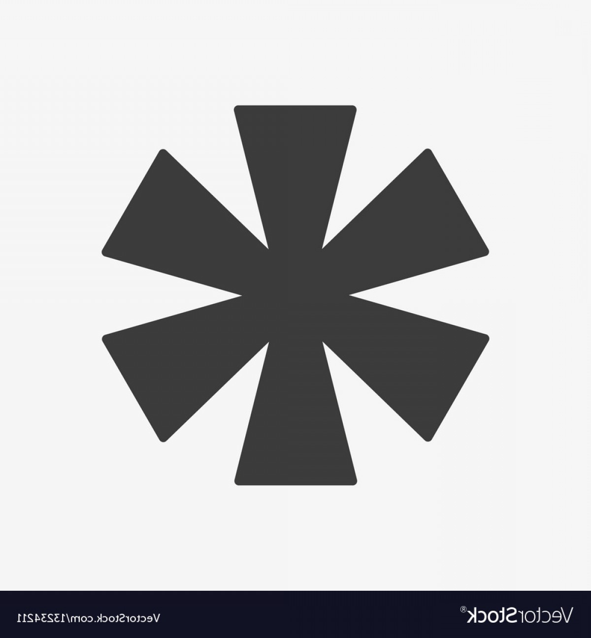 1200x1296 Star Icon Asterisk Flat Icon Vector Hoodamathrun