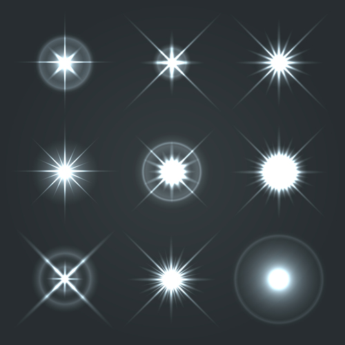 500x500 Shining Star Light Illustration Vector Free Download