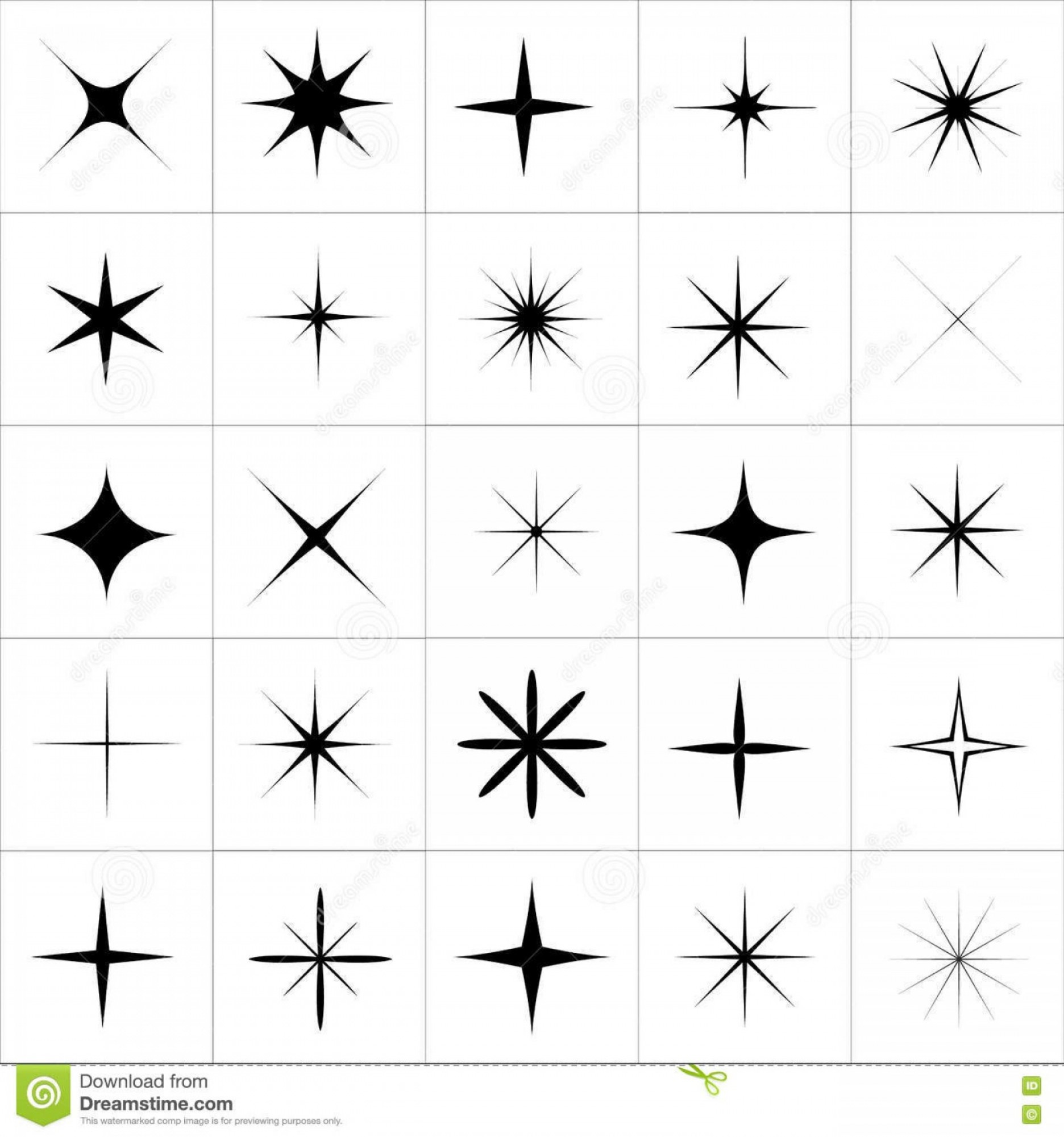 1872x2001 Stock Illustration Big Collection Sparkle Vector Sparkles White