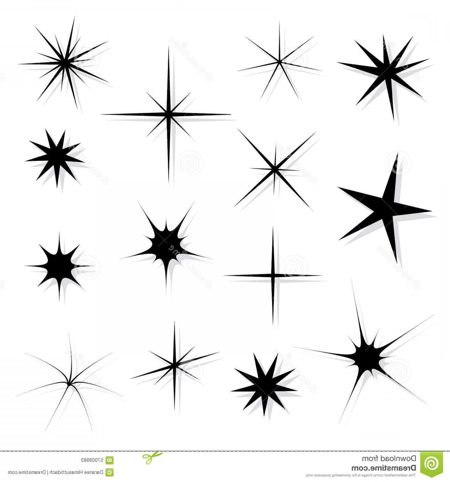 1560x1668 Stock Illustration Set Original Vector Stars Sparkle Icon Design