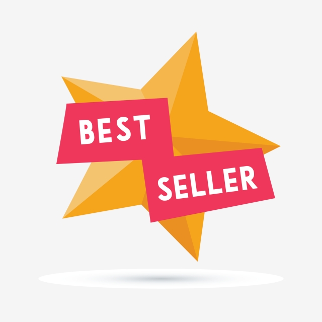 640x640 Best Seller With Star Illustration, Banner, Best Seller