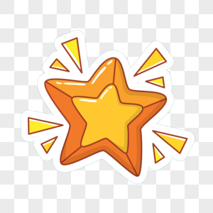 300x300 Cartoon Star Illustration Icon Graphics Vector Elements Png