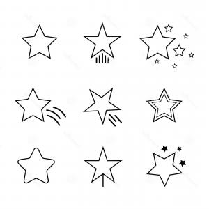 Star Line Vector at Vectorified.com | Collection of Star Line Vector ...