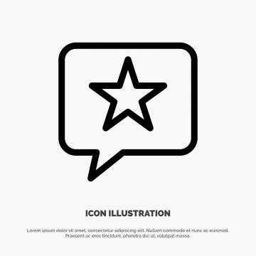 360x360 Star Line Icon Png Images Vector And Free Download