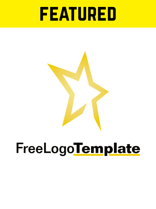 538x723 Gold Star Logo Free Logo Template