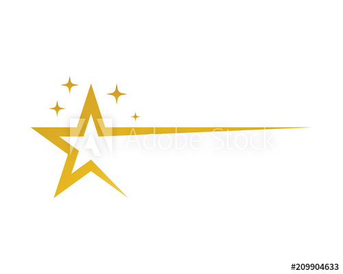 500x400 Star Logo Vector And Template Icon