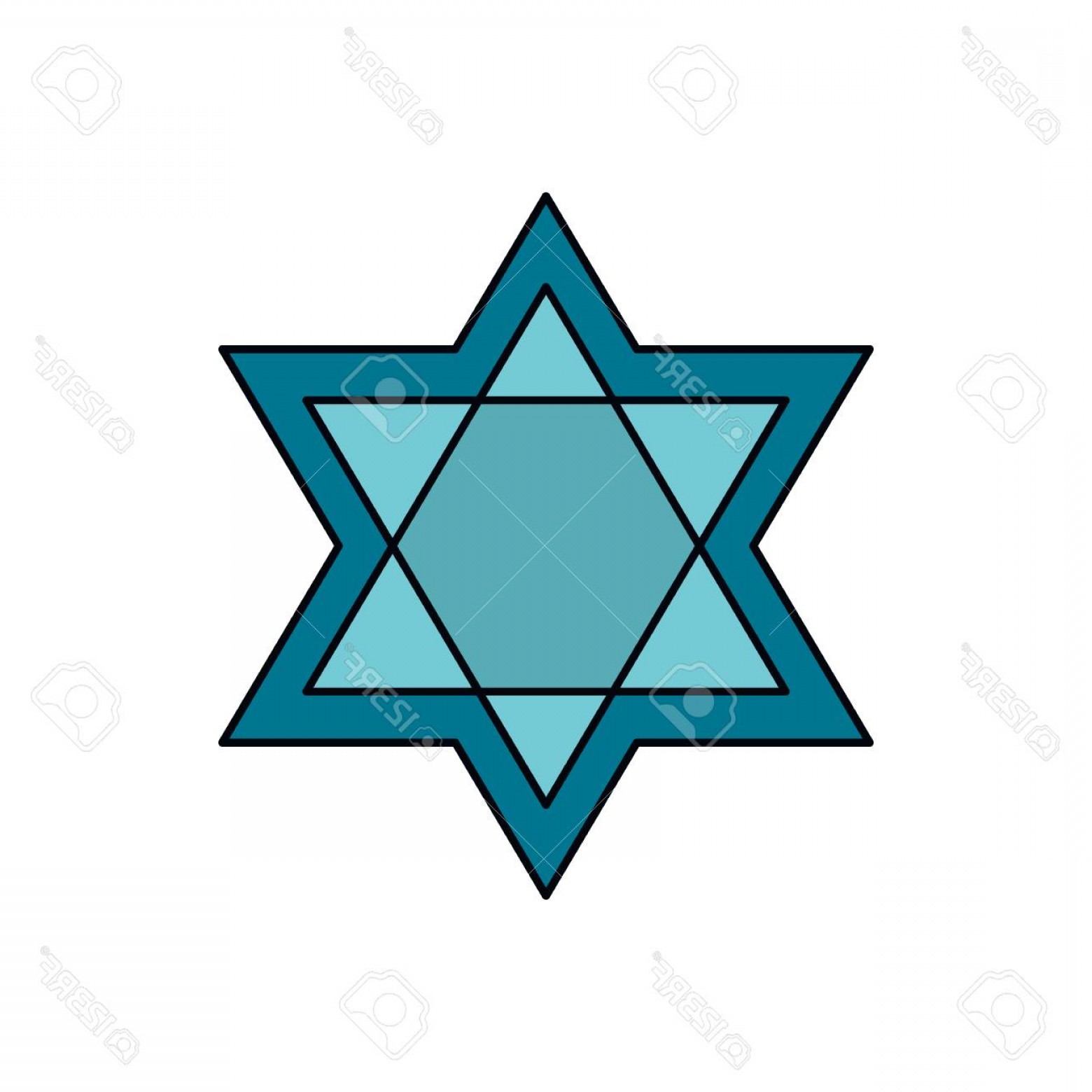 Star Of David Vector at Vectorified.com | Collection of Star Of David ...