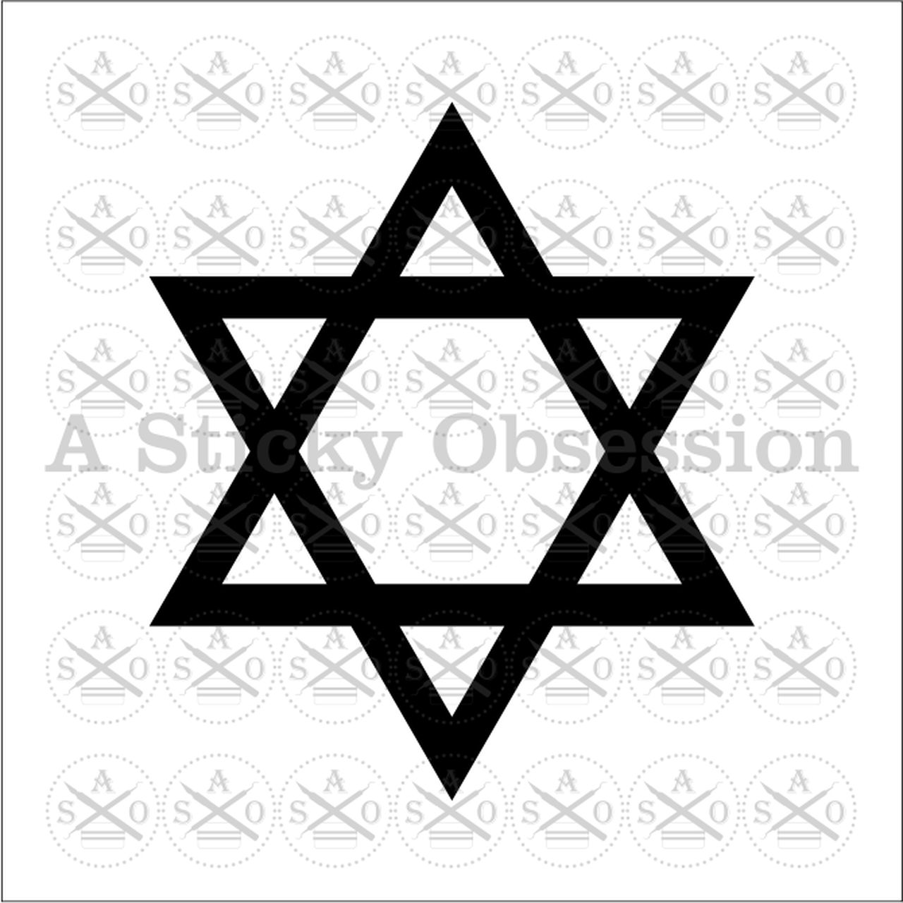 1280x1280 Star Of David Vector
