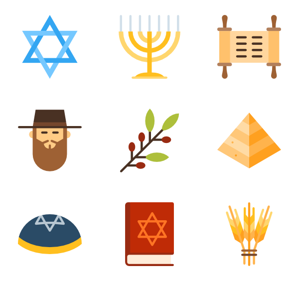600x564 Star Of David Icons