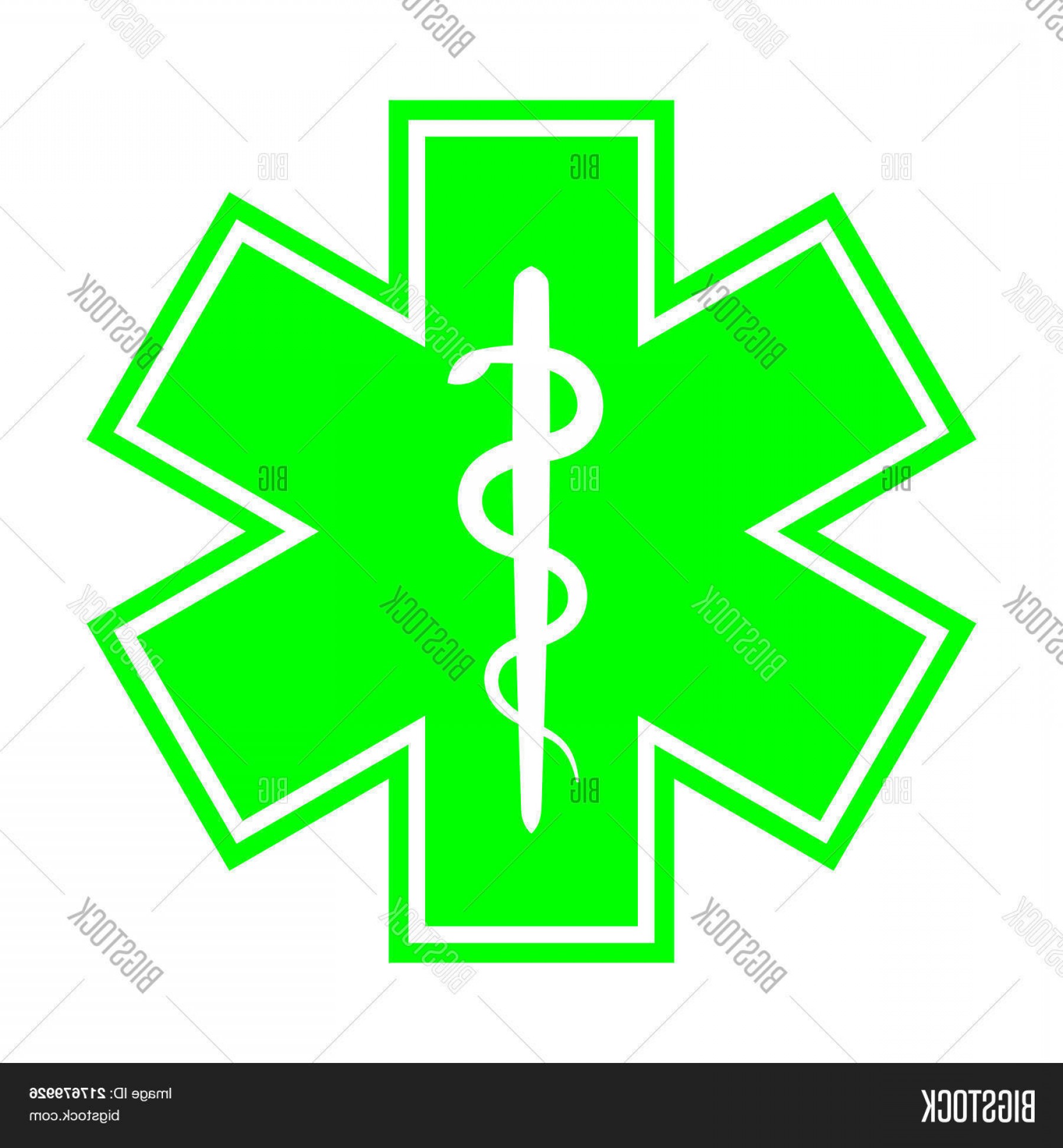 1800x1944 Stock Vector The Star Of Life With The Staff Of Asclepius Emblem