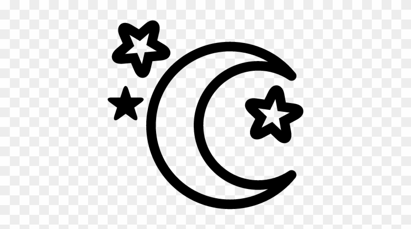 840x469 Moon And Stars Vector