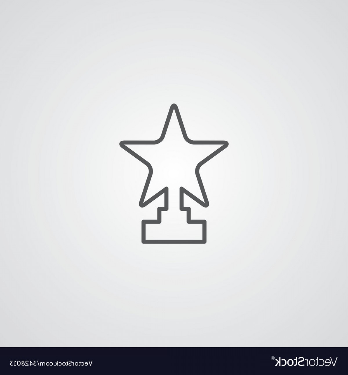 1200x1296 Star Outline Symbol Dark On White Background Logo Vector Soidergi