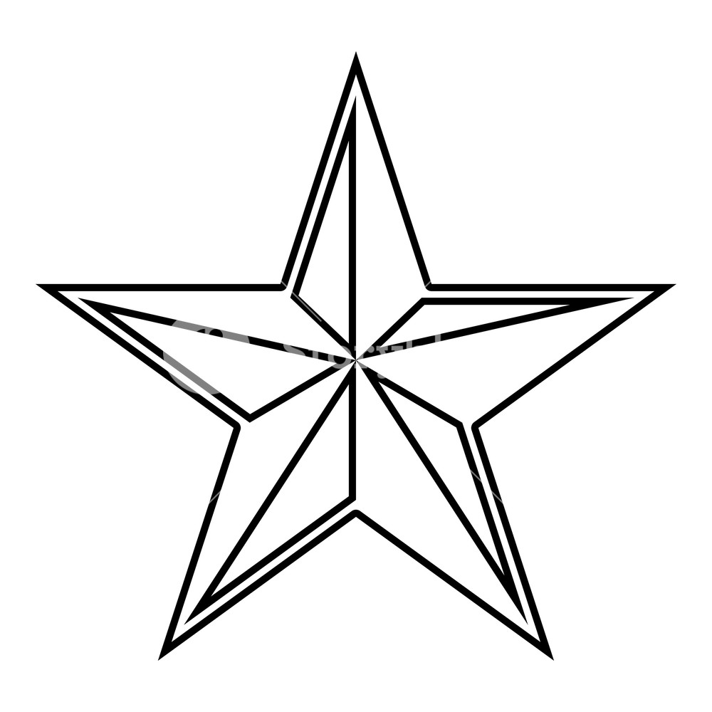 Star Outline Vector at Vectorified.com | Collection of Star Outline ...