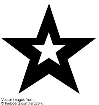 335x355 Download Black Star Fat Outline
