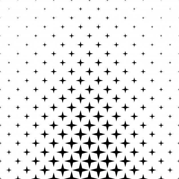 626x626 Monochrome Star Pattern