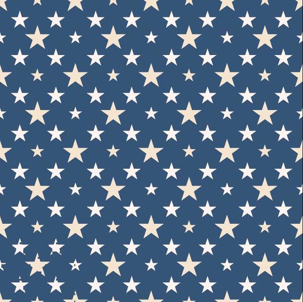 600x598 Seamless Star Pattern Vector Material Free Download