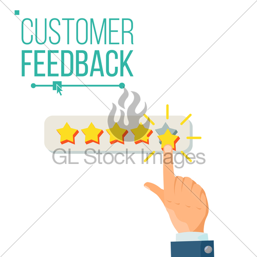 Customer Giving Rating Vector Five Star Rating Review C Gl 500x500 Customer Giving Rating Vector Five Star Rating Review C Gl
