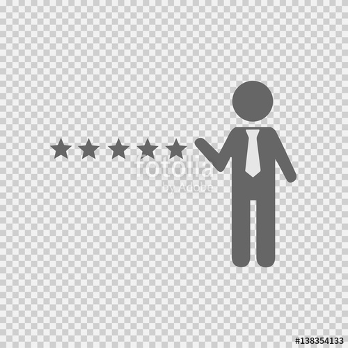 Five Star Rating Vector Illustration On Transparent 500x500 Five Star Rating Vector Illustration On Transparent