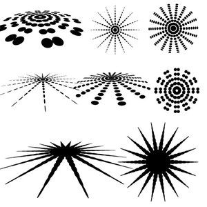 300x300 Decorative Star Shapes Vector Graphics Vector Objects In Public
