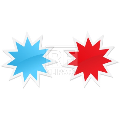 400x400 Shiny Stickers, Star Shape Free Vector Image Vector Artwork