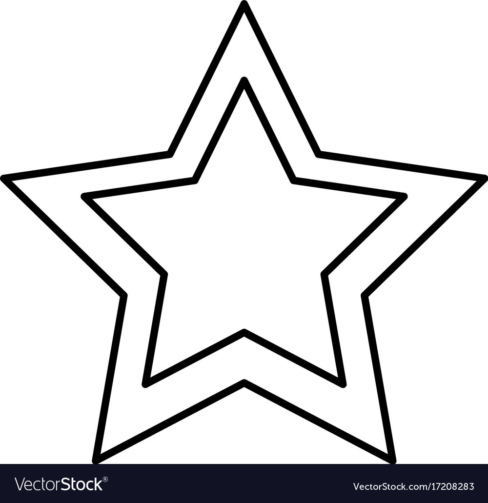 1000x1031 Shrewd Picture Of Star Shape Symbol Royalty Free Vector Image