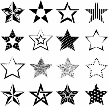 376x368 Star Shape Free Vector Download