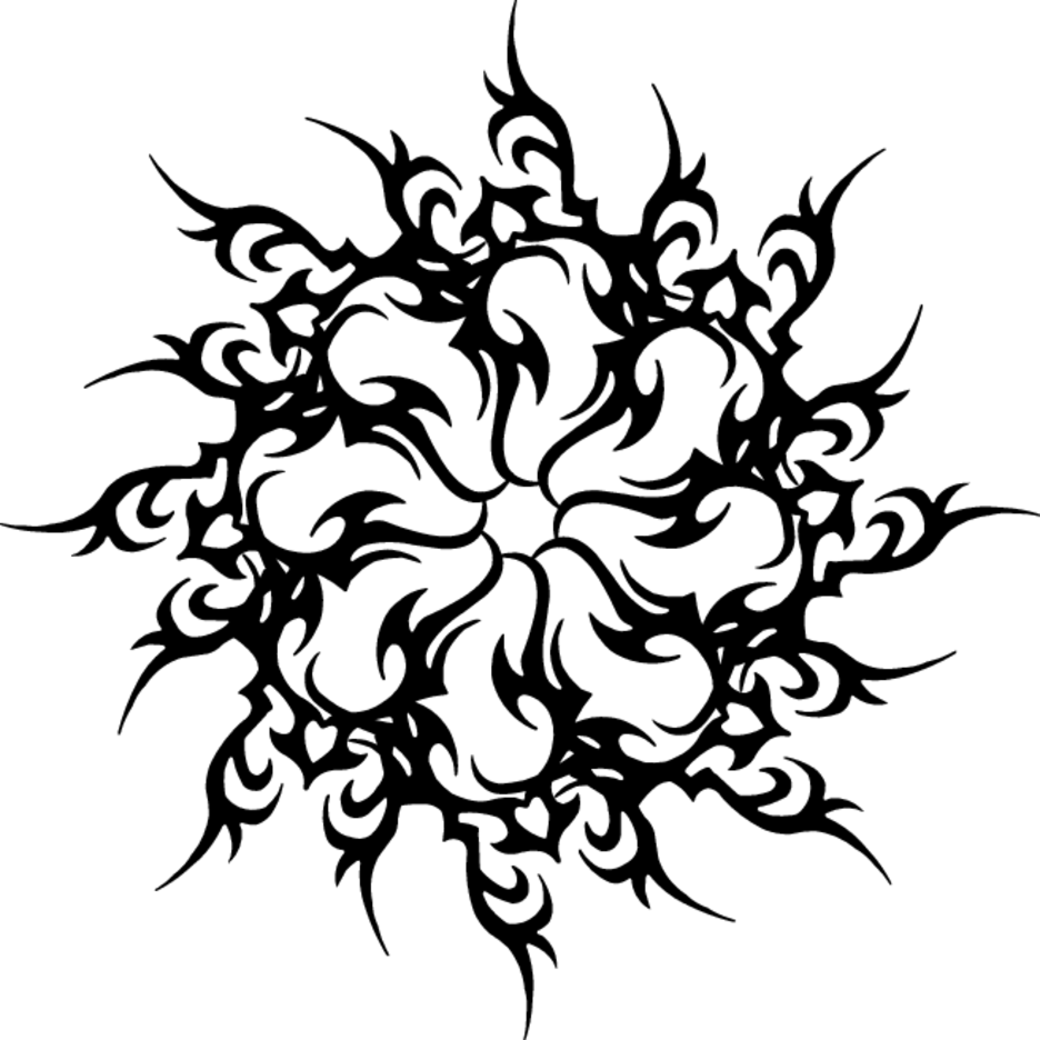 936x936 Tribal Star Shape Vector Freevectors