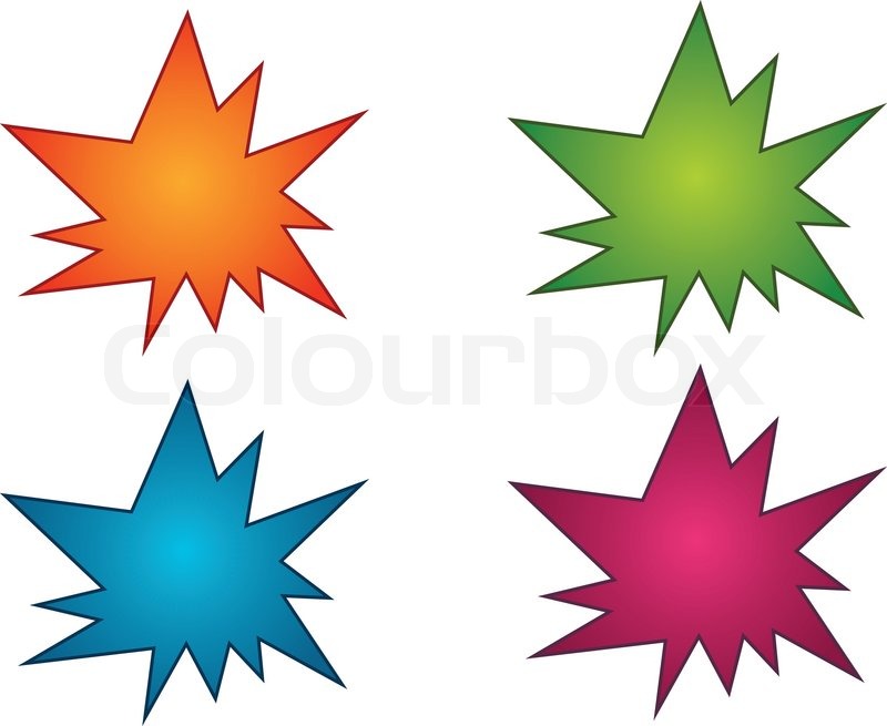 800x655 Vector Illustration Of A Splash Star Stock Vector Colourbox