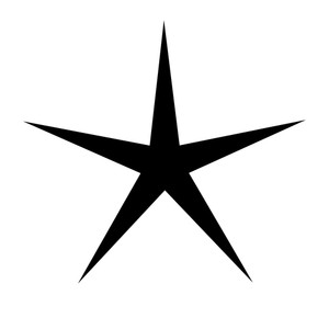 300x300 Star Shape Royalty Free Illustrations