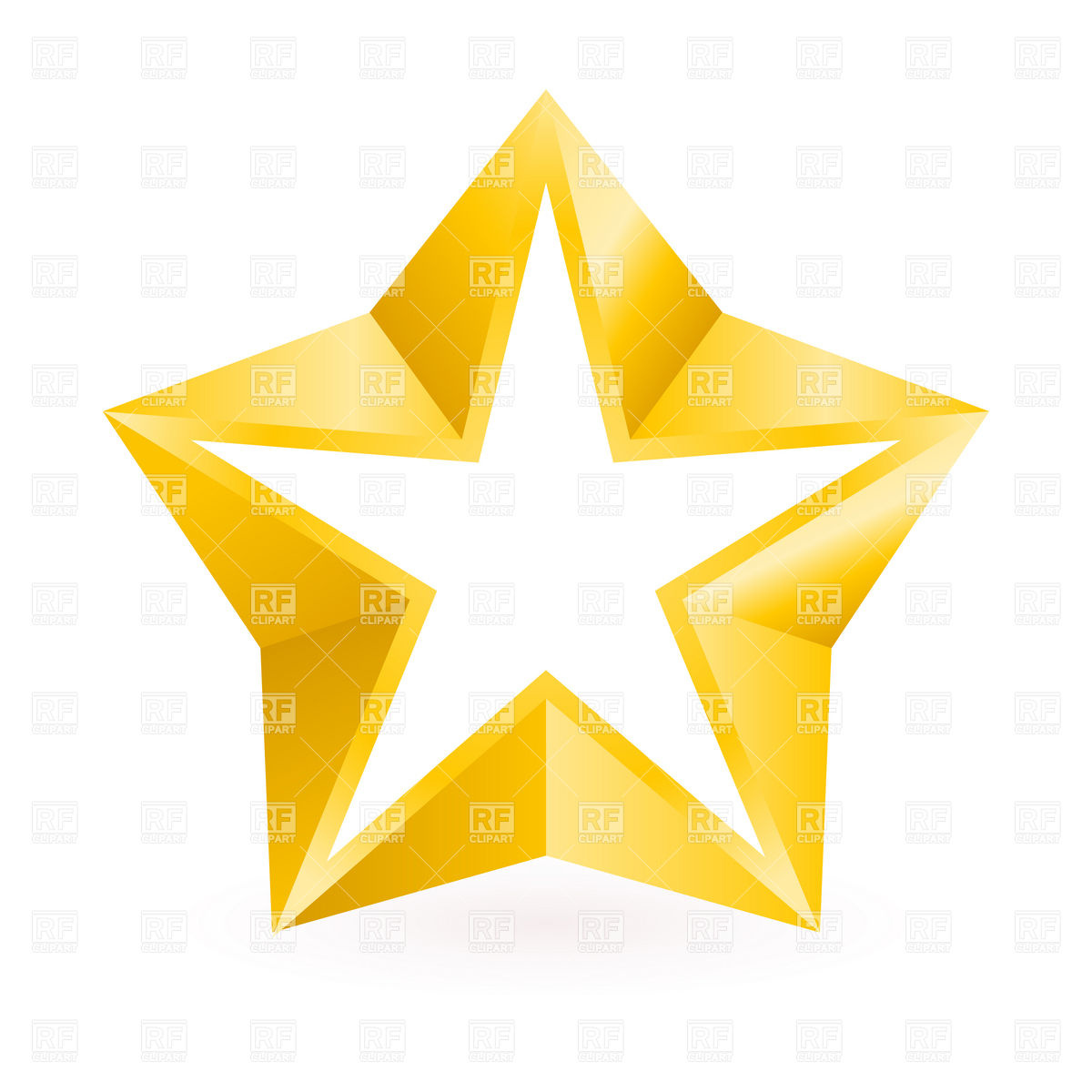 1200x1200 Golden Star Silhouette Vector Image Of Icons And Emblems Dvarg